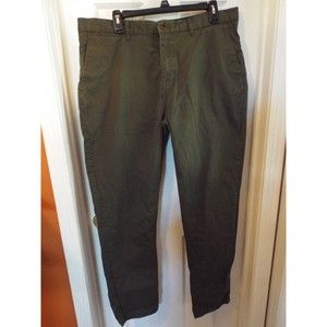 Scotch & Soda 36x32 Amsterdam Couture Straight Leg Cotton Pant Stuart Army Green